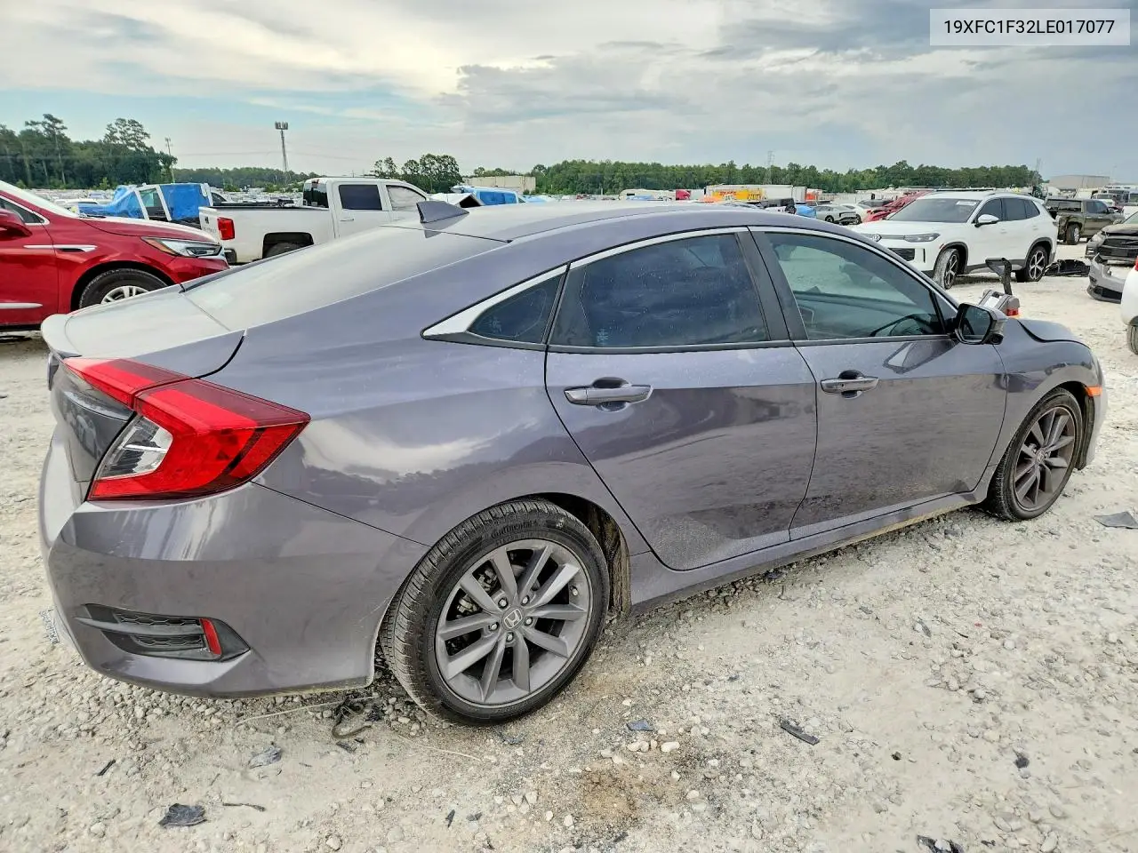 2020 HONDA CIVIC VIN 19XFC1F32LE017077 — фото 3