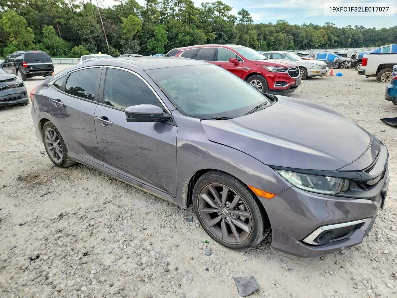2020 HONDA CIVIC VIN 19XFC1F32LE017077 — фото 4