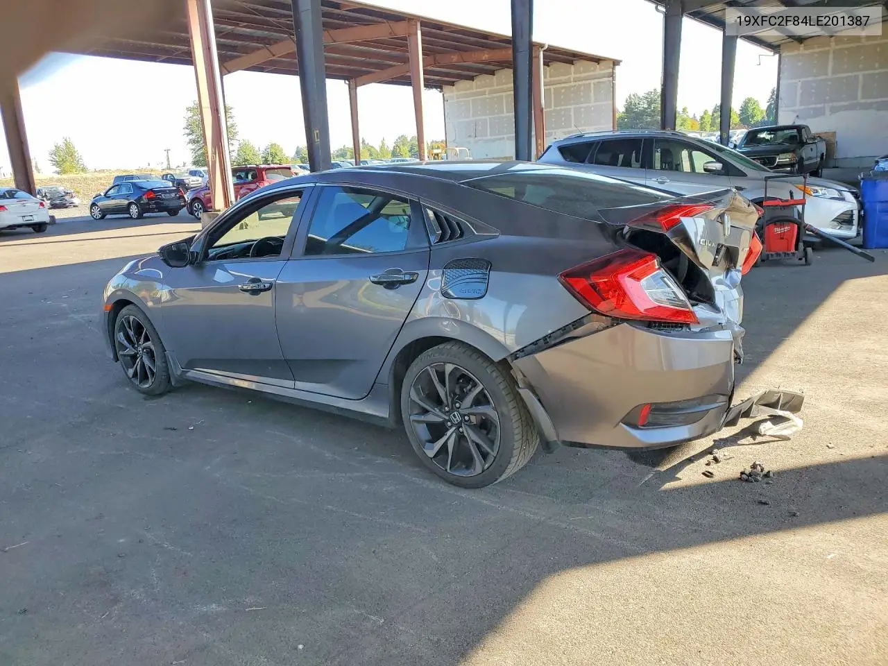 2020 HONDA CIVIC VIN 19XFC2F84LE201387 — фото 2