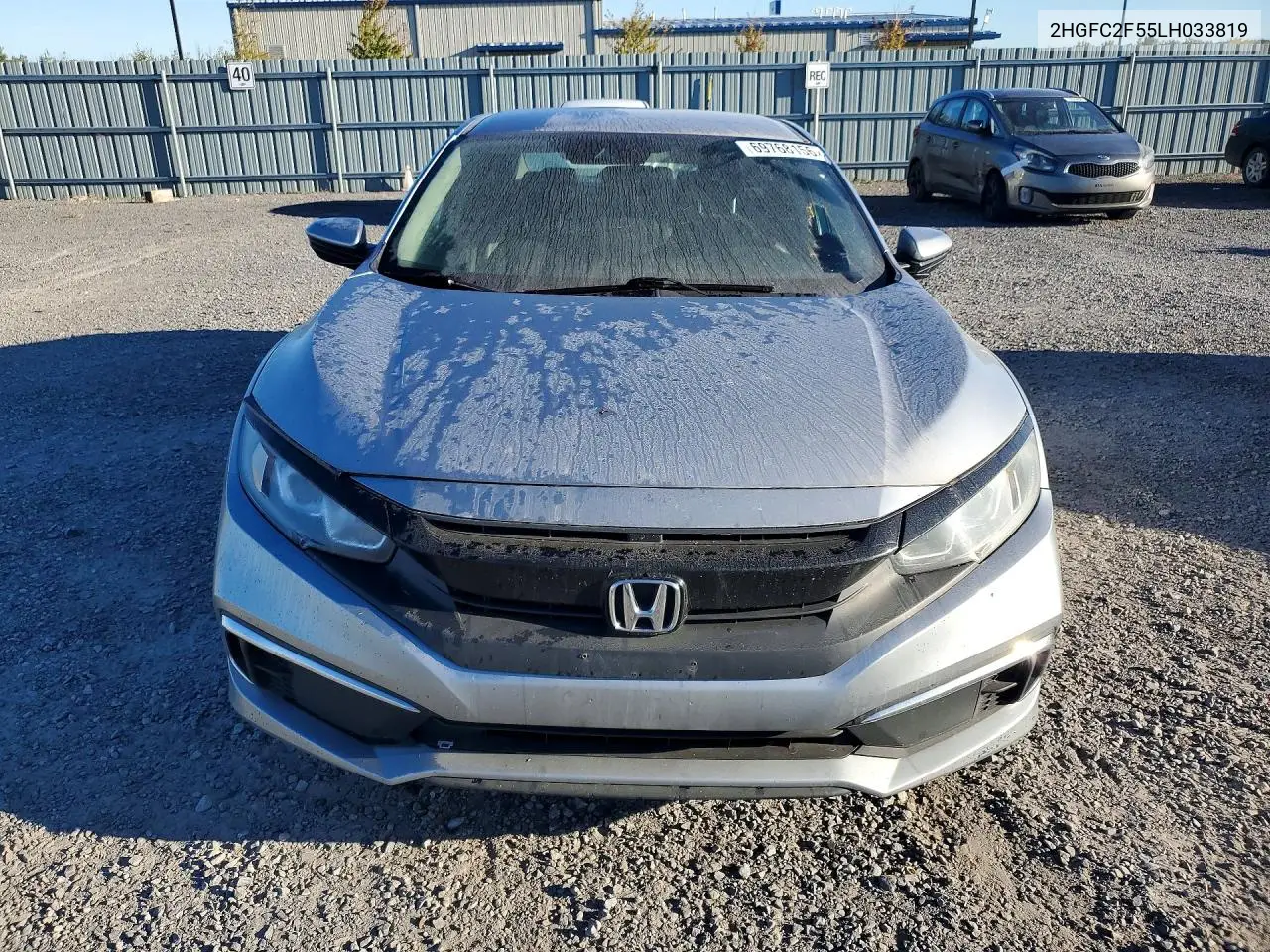 2020 HONDA CIVIC VIN 2HGFC2F55LH033819 — фото 5