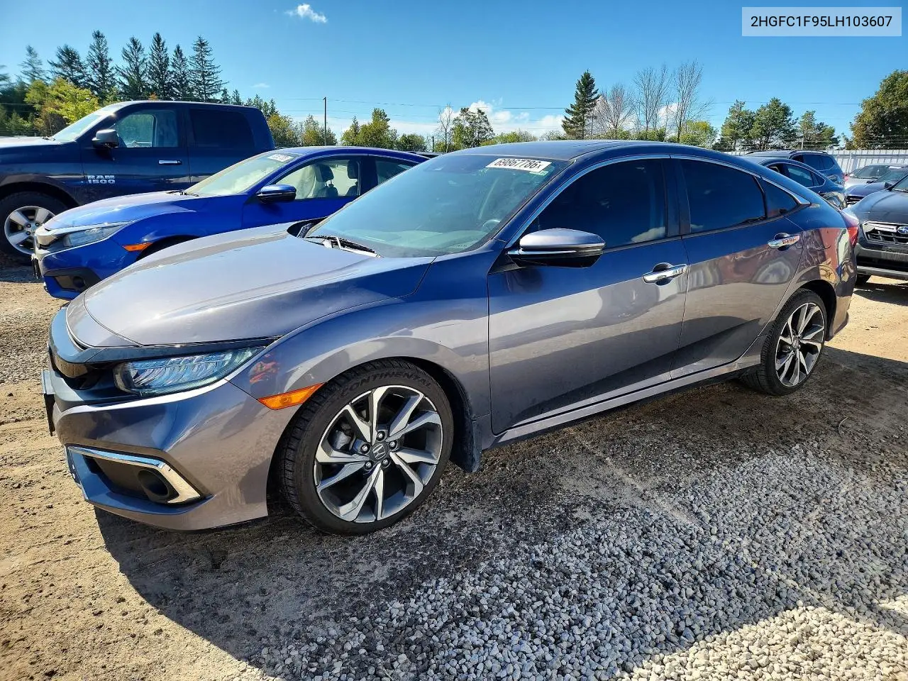 HONDA CIVIC 2020, VIN 2HGFC1F95LH103607