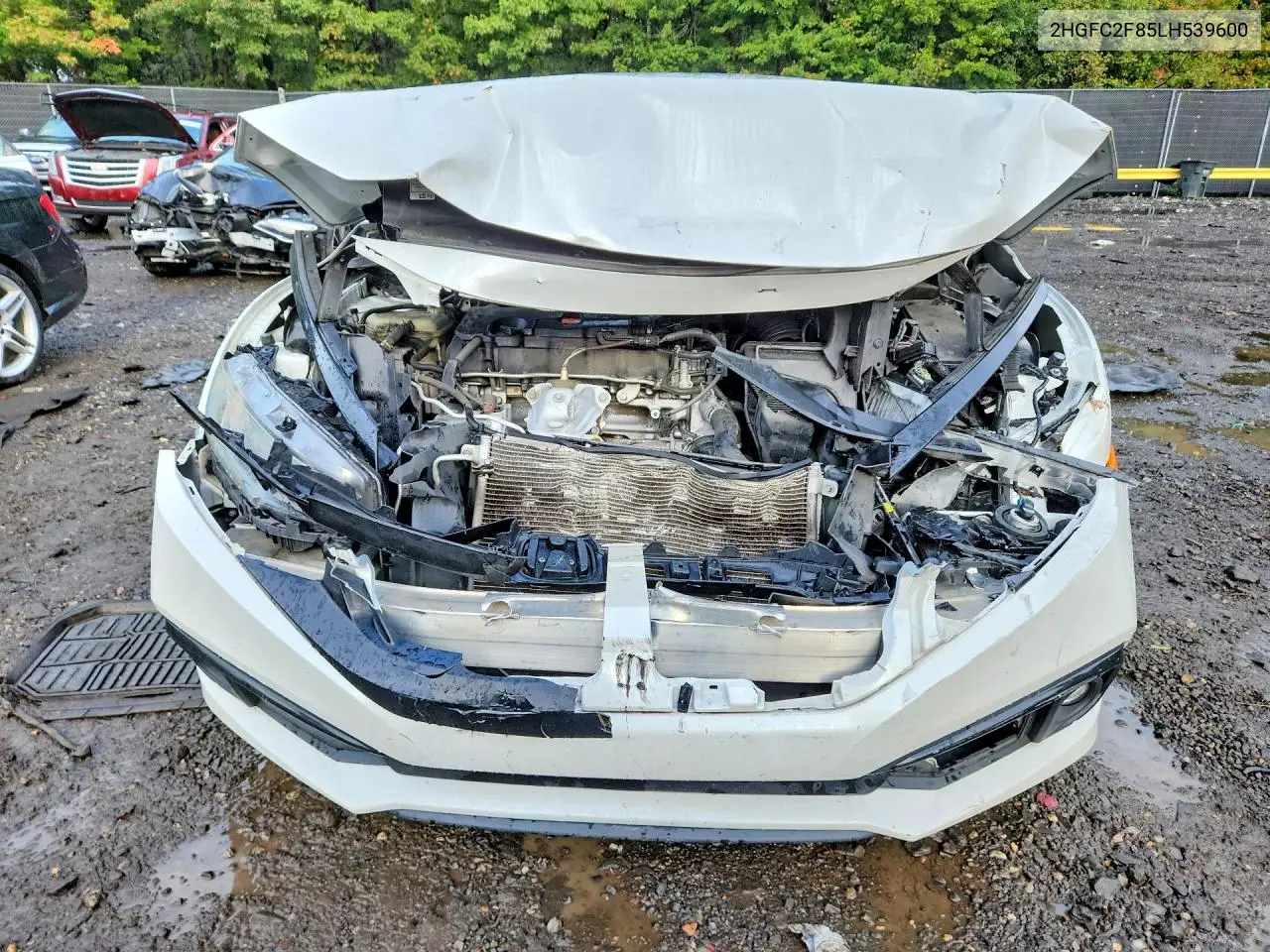 2020 HONDA CIVIC VIN 2HGFC2F85LH539600 — фото 5