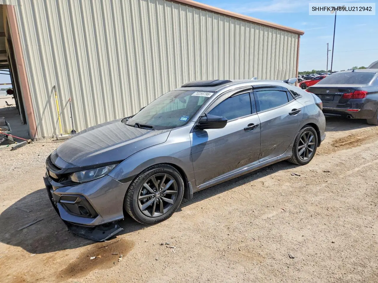 HONDA CIVIC 2020, VIN SHHFK7H89LU212942