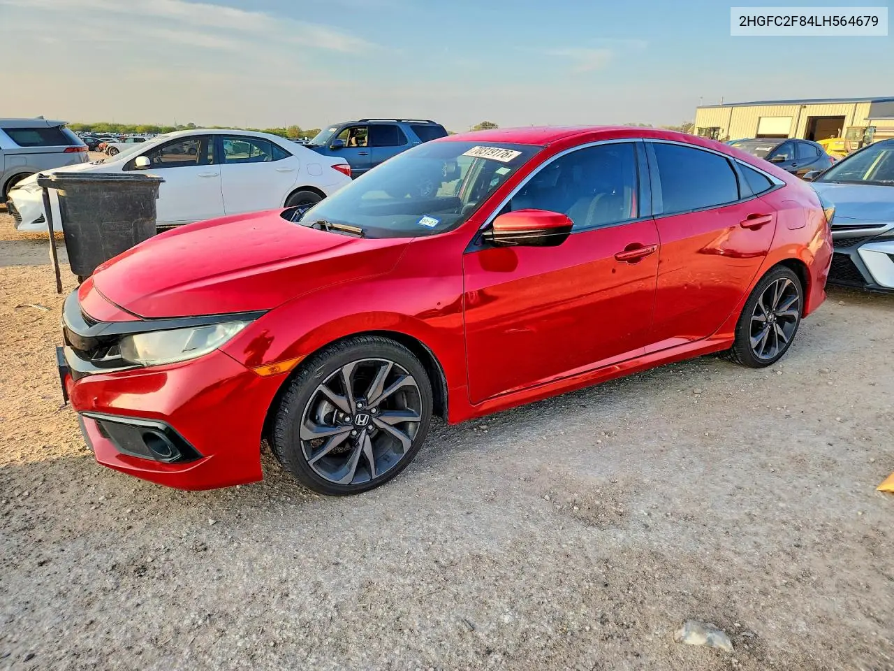HONDA CIVIC 2020, VIN 2HGFC2F84LH564679