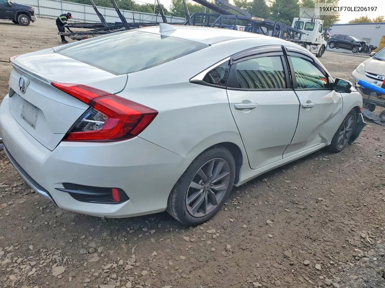 2020 HONDA CIVIC VIN 19XFC1F70LE206197 — фото 3