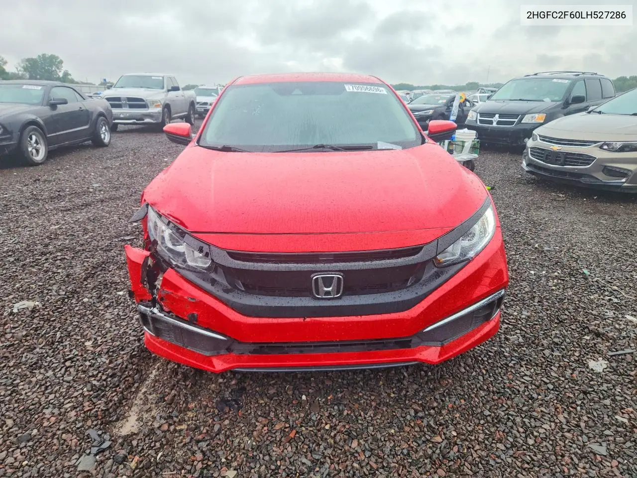 2020 HONDA CIVIC VIN 2HGFC2F60LH527286 — фото 5