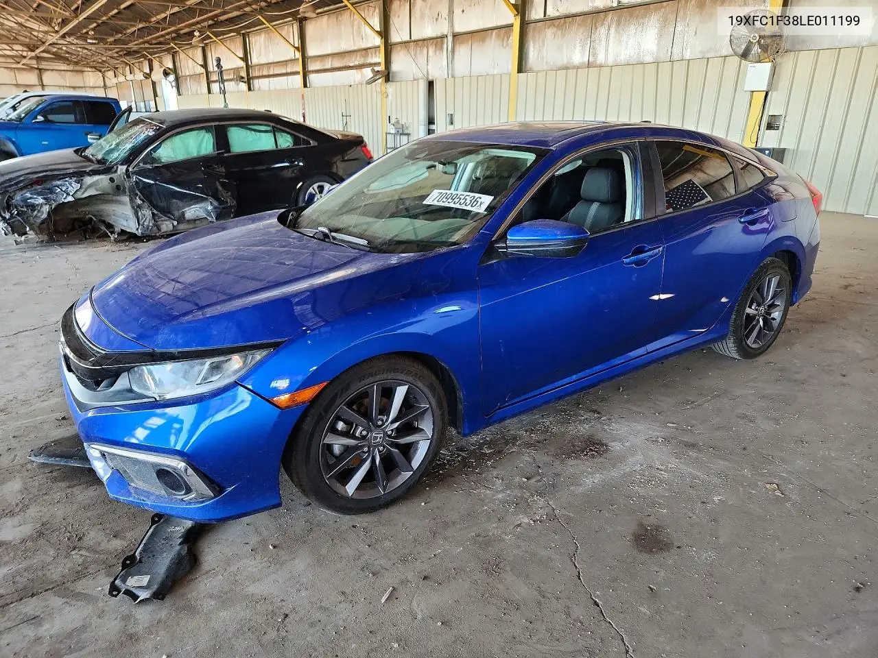 HONDA CIVIC 2020, VIN 19XFC1F38LE011199