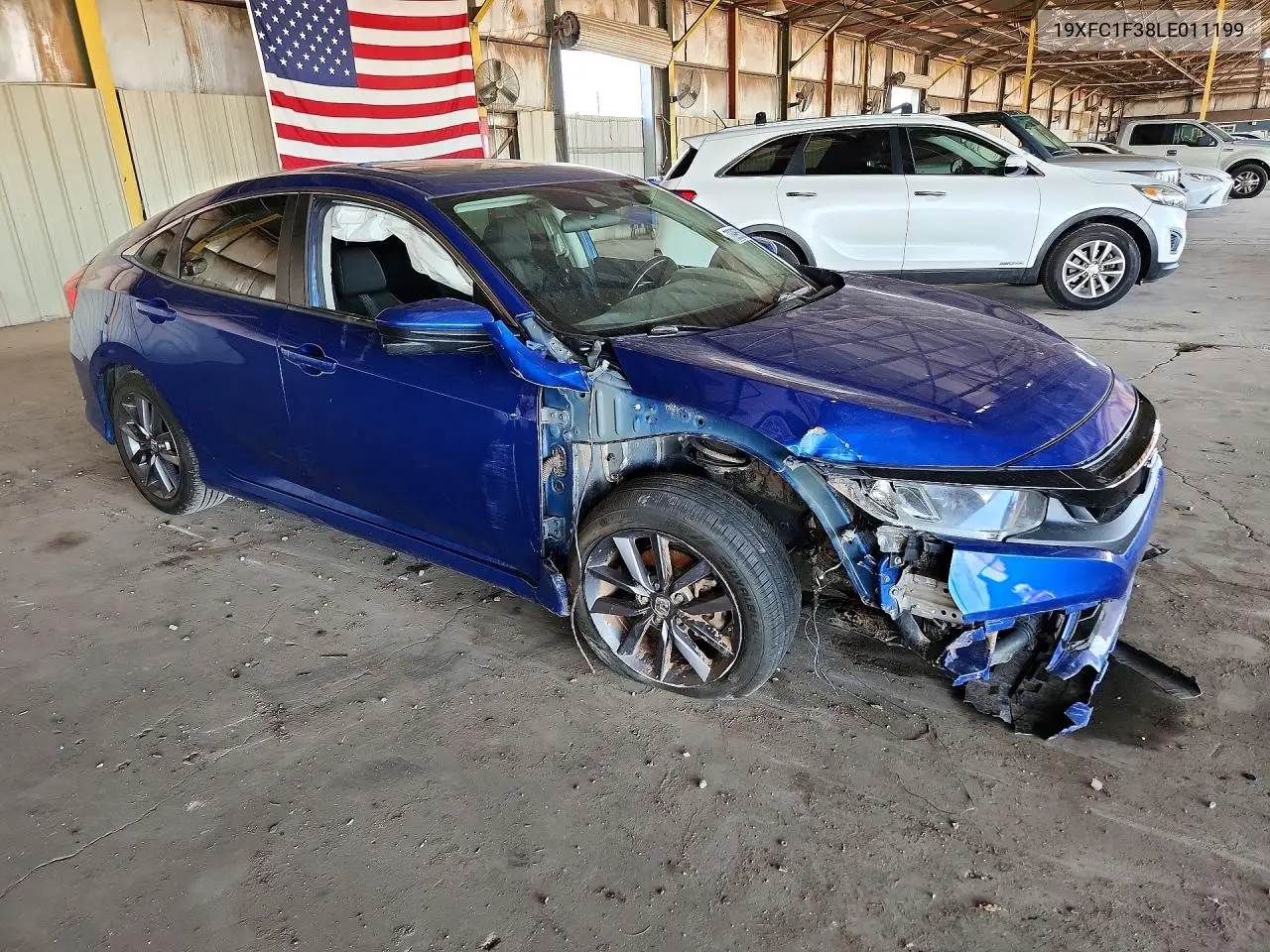 2020 HONDA CIVIC VIN 19XFC1F38LE011199 — фото 4