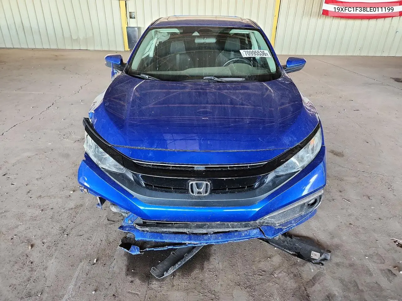 2020 HONDA CIVIC VIN 19XFC1F38LE011199 — фото 5