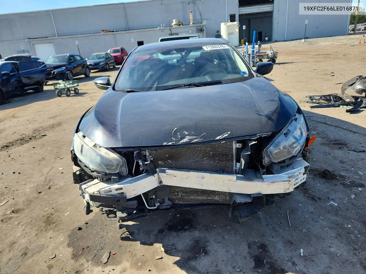 2020 HONDA CIVIC VIN 19XFC2F66LE016871 — фото 5