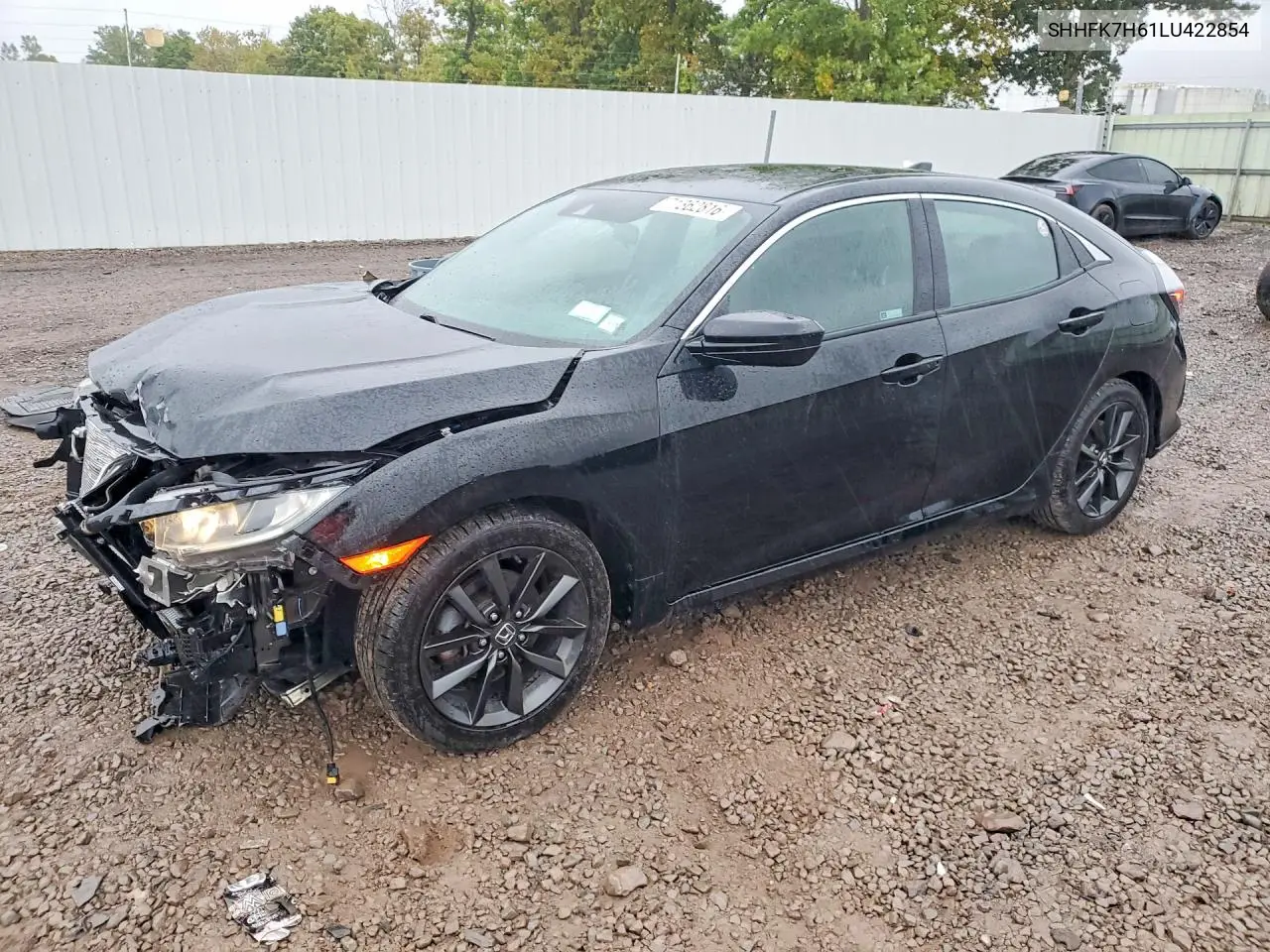 HONDA CIVIC 2020, VIN SHHFK7H61LU422854