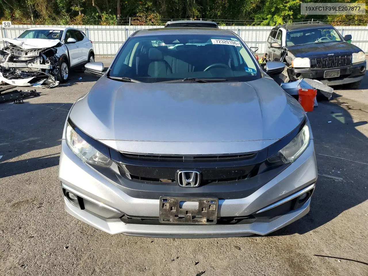 2020 HONDA CIVIC VIN 19XFC1F39LE207877 — фото 5
