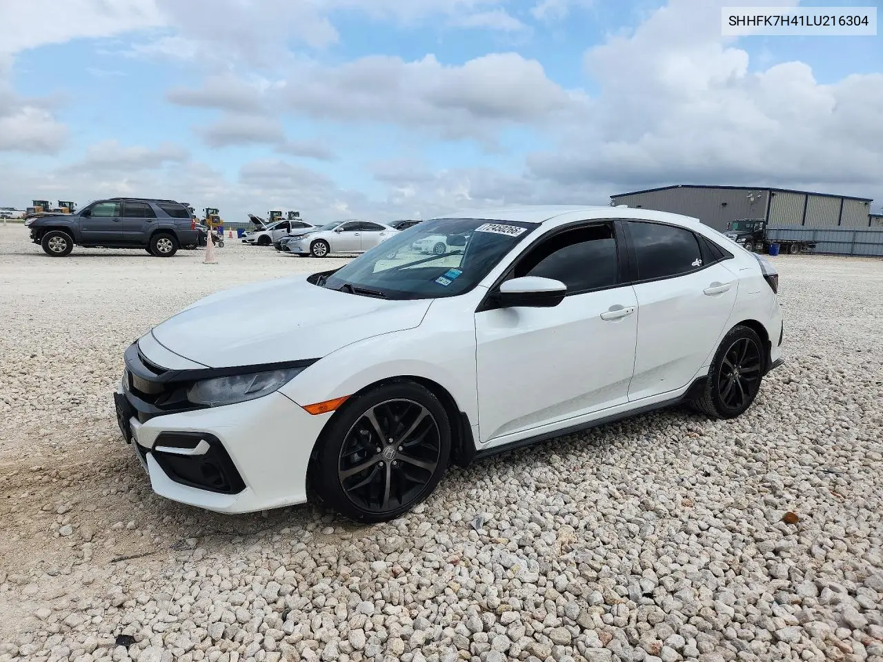 HONDA CIVIC 2020, VIN SHHFK7H41LU216304