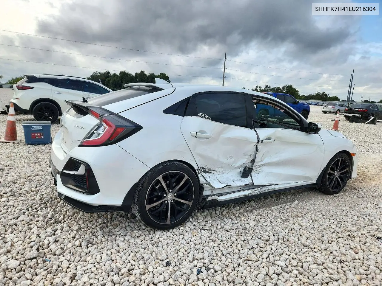 2020 HONDA CIVIC VIN SHHFK7H41LU216304 — фото 3