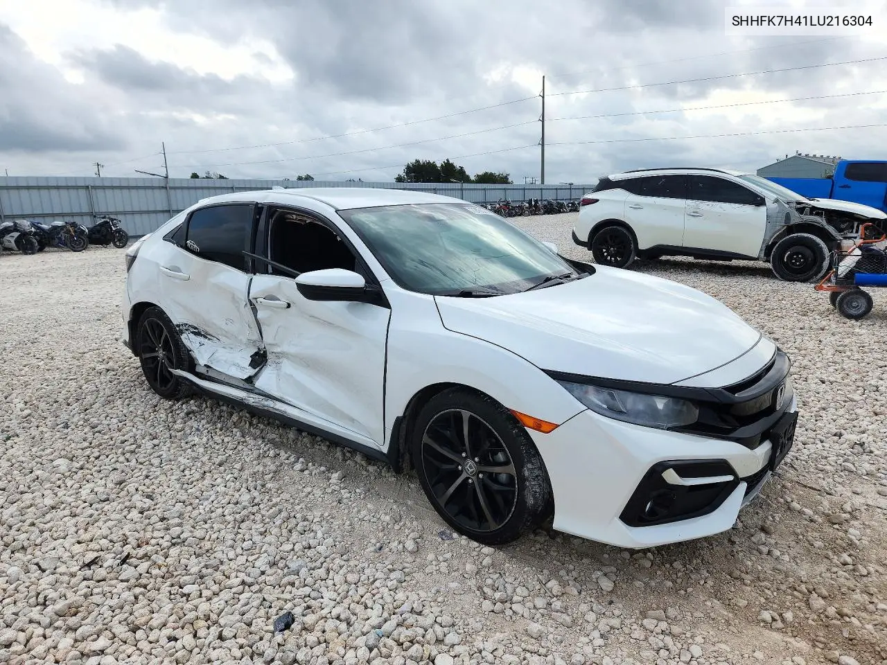2020 HONDA CIVIC VIN SHHFK7H41LU216304 — фото 4