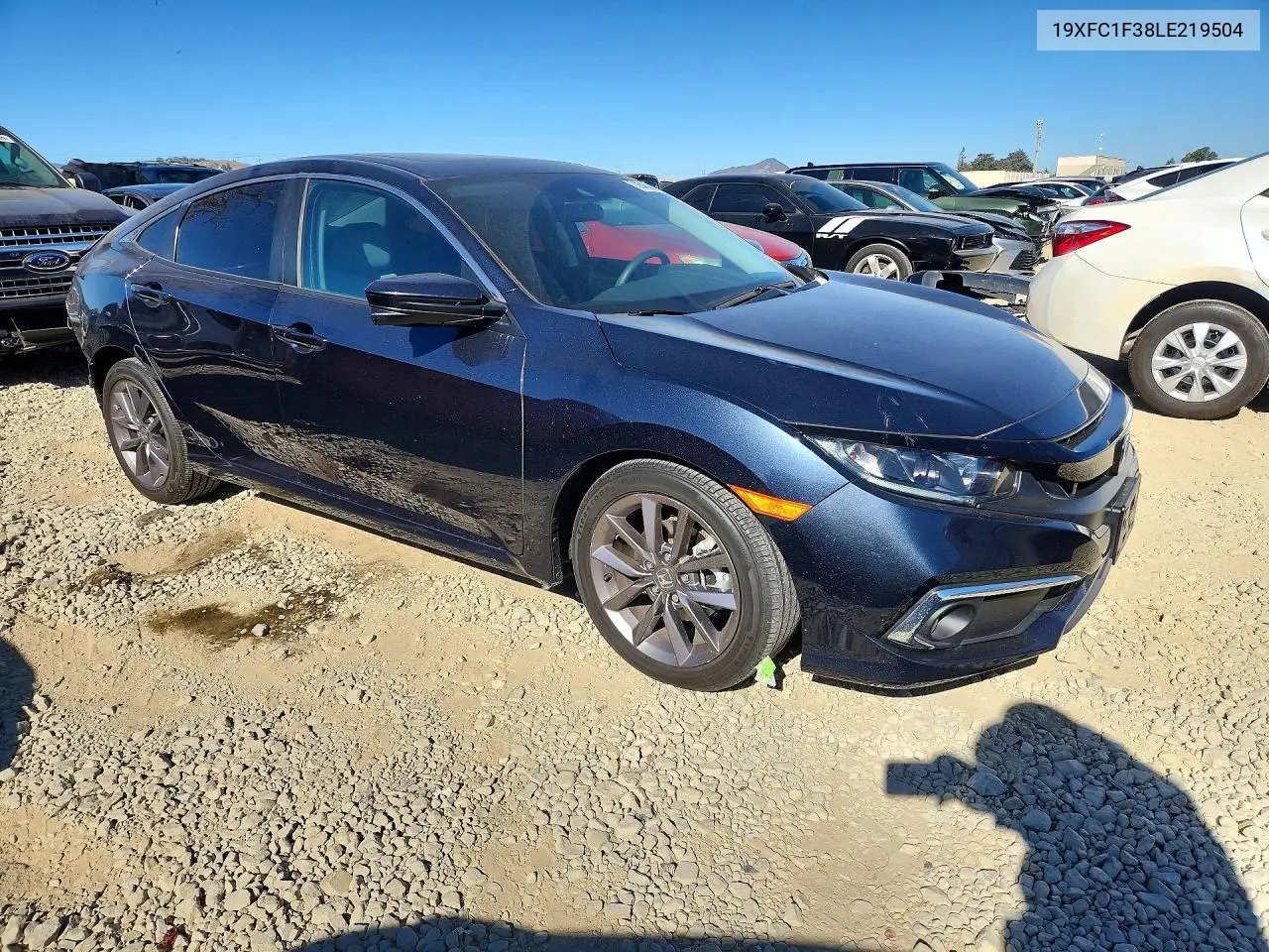 2020 HONDA CIVIC VIN 19XFC1F38LE219504 — фото 4