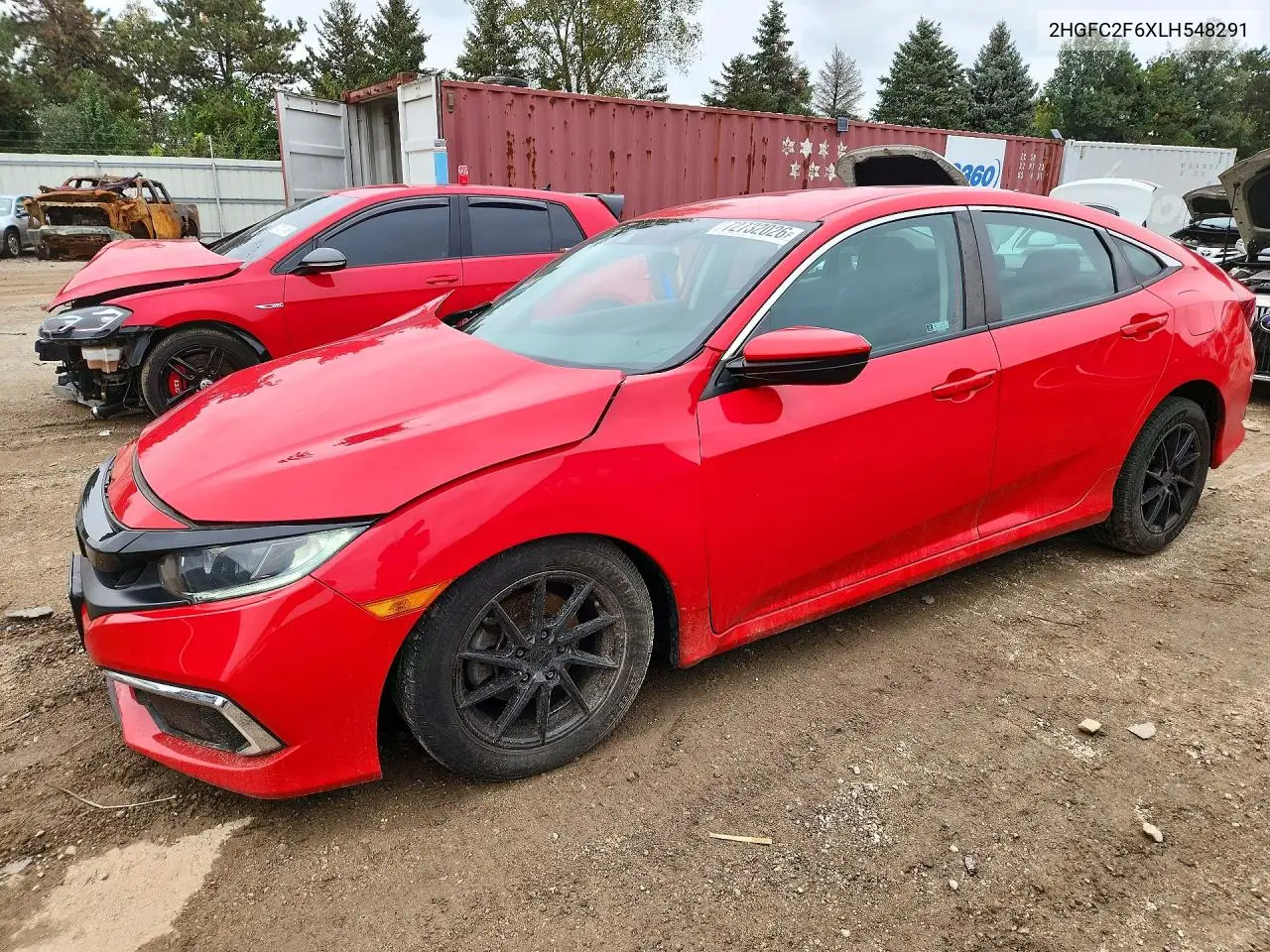 HONDA CIVIC 2020, VIN 2HGFC2F6XLH548291
