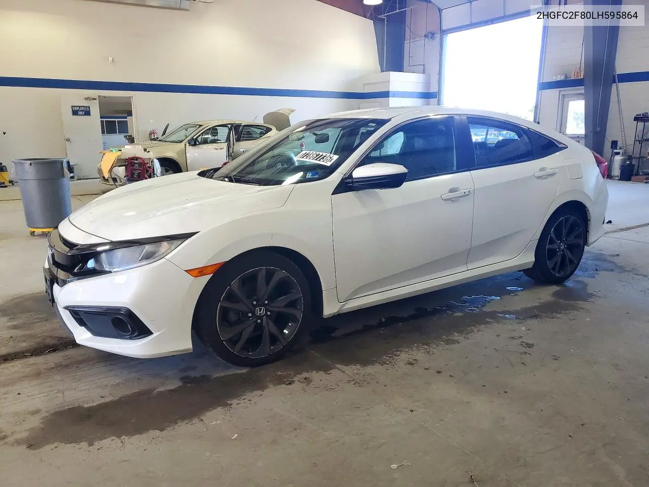 HONDA CIVIC 2020, VIN 2HGFC2F80LH595864