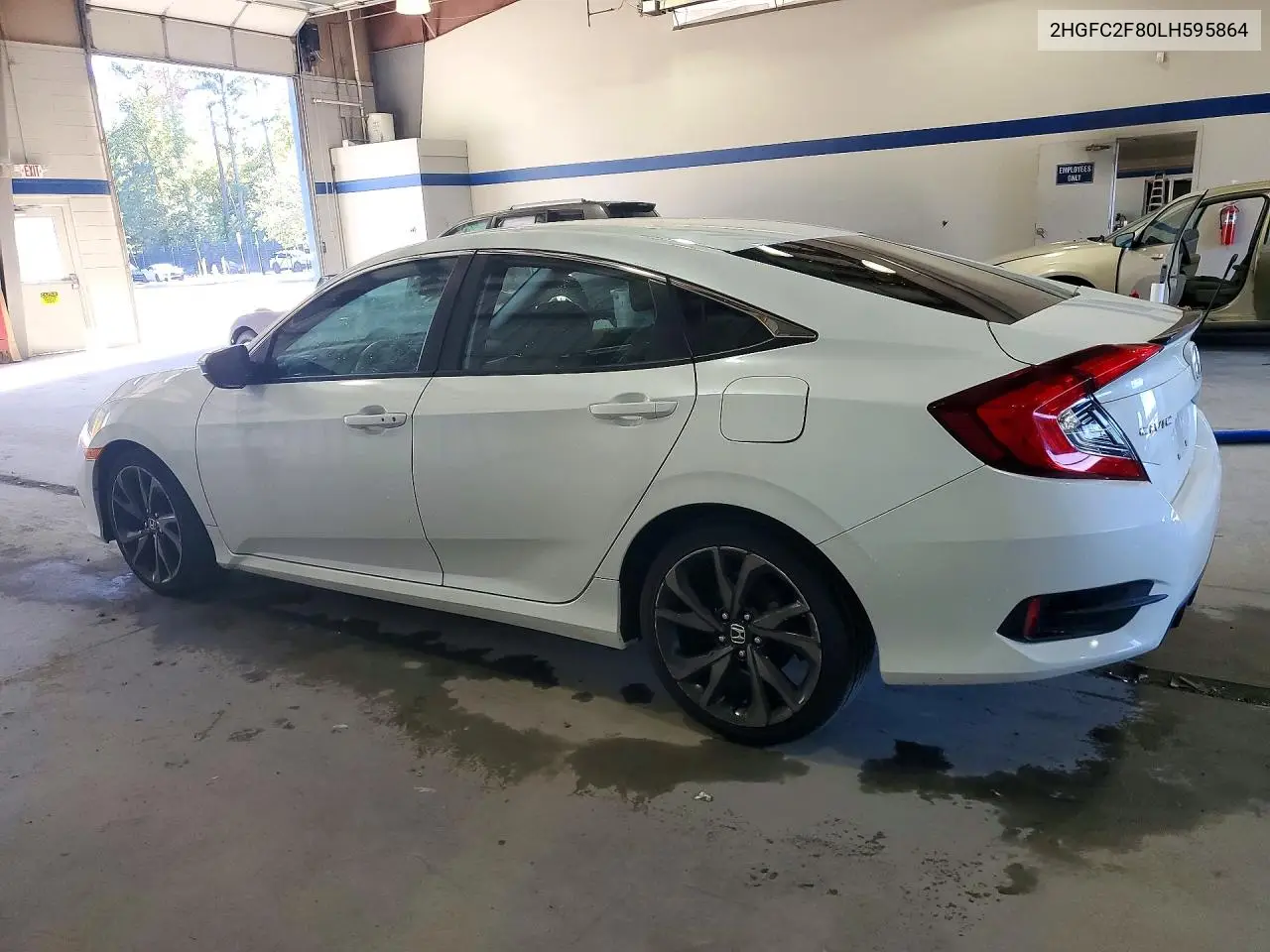 2020 HONDA CIVIC VIN 2HGFC2F80LH595864 — фото 2