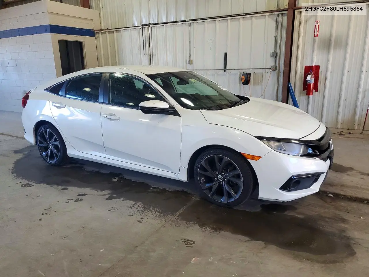 2020 HONDA CIVIC VIN 2HGFC2F80LH595864 — фото 4