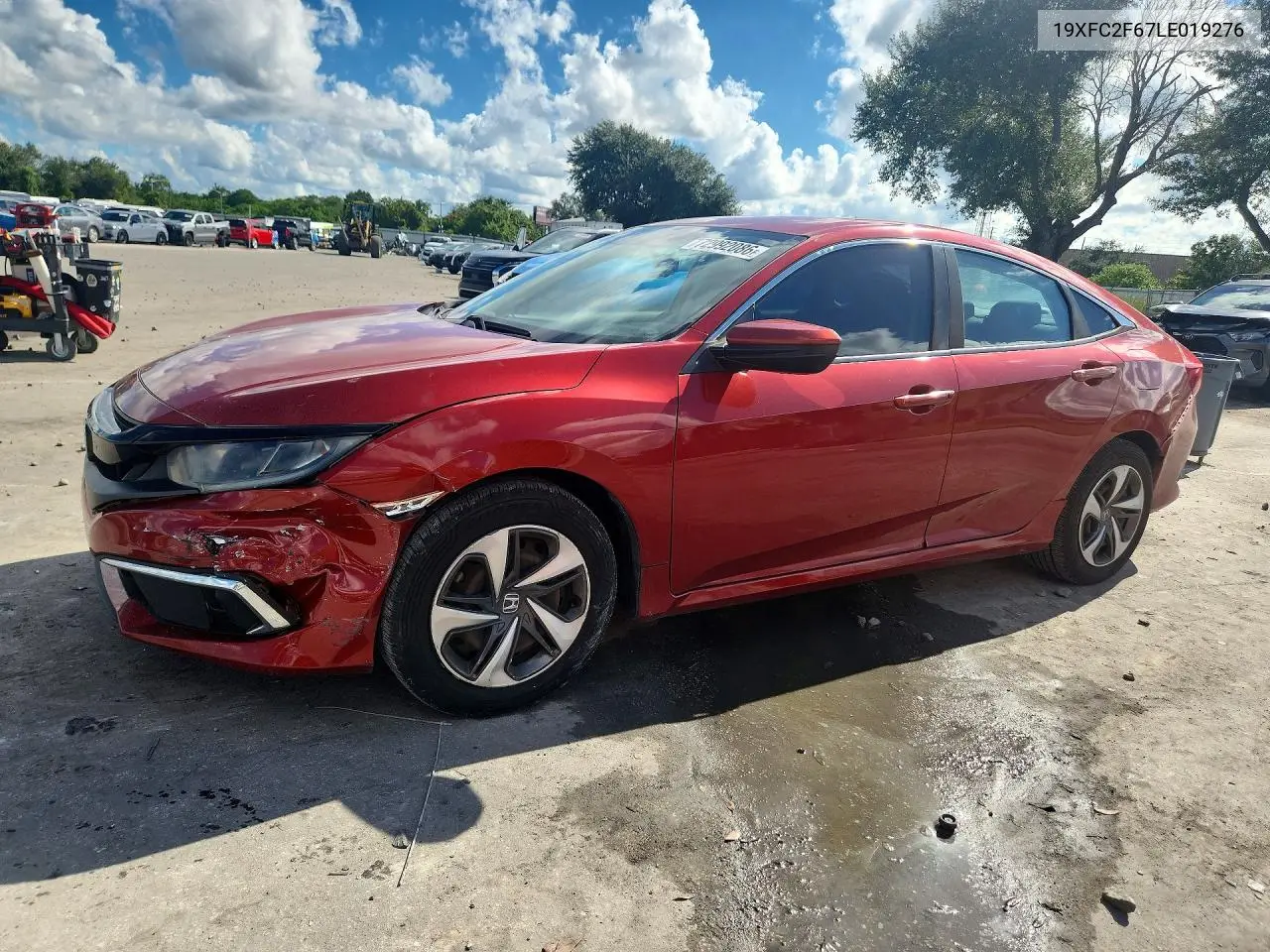 HONDA CIVIC 2020, VIN 19XFC2F67LE019276