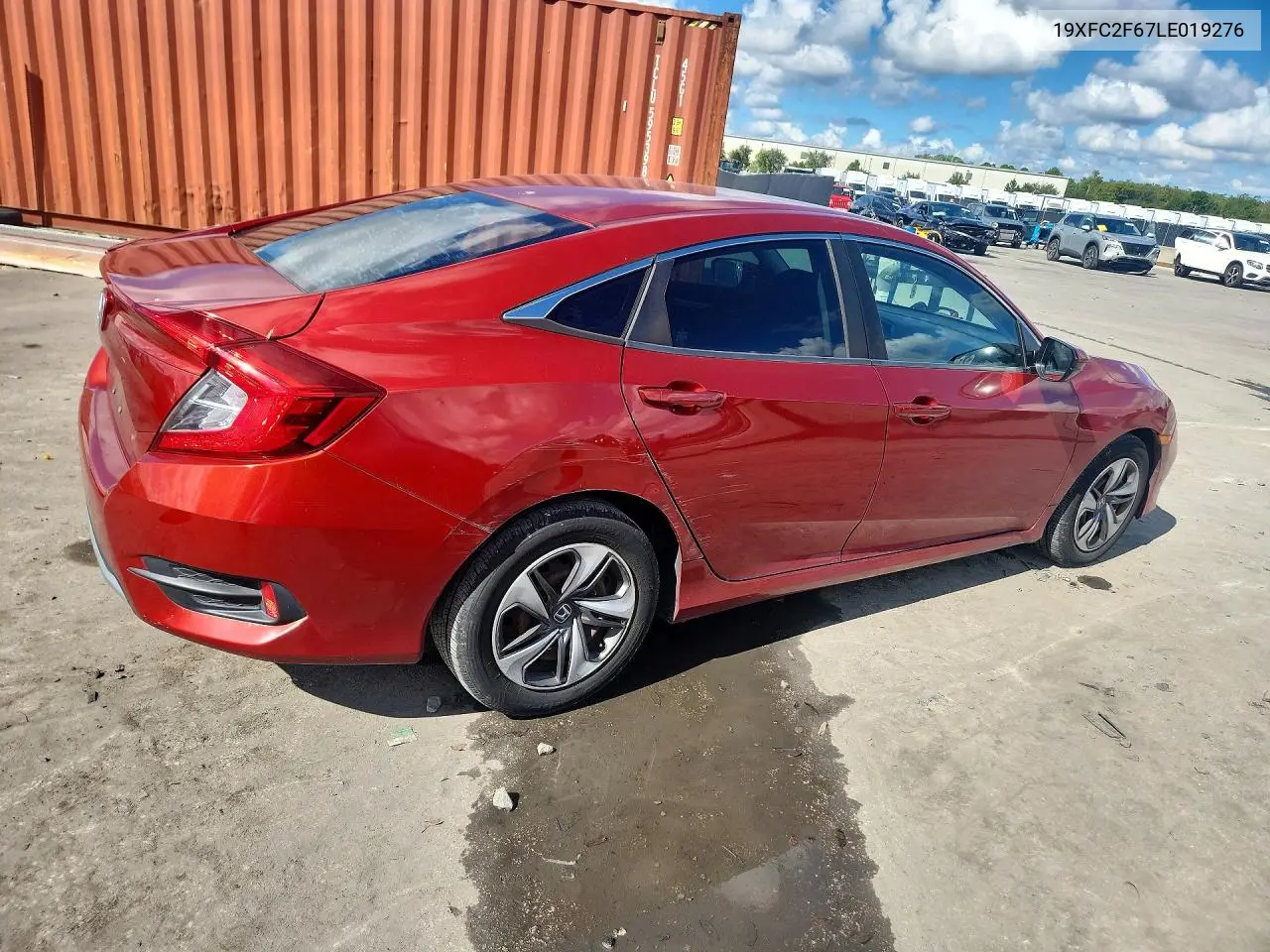 2020 HONDA CIVIC VIN 19XFC2F67LE019276 — фото 3