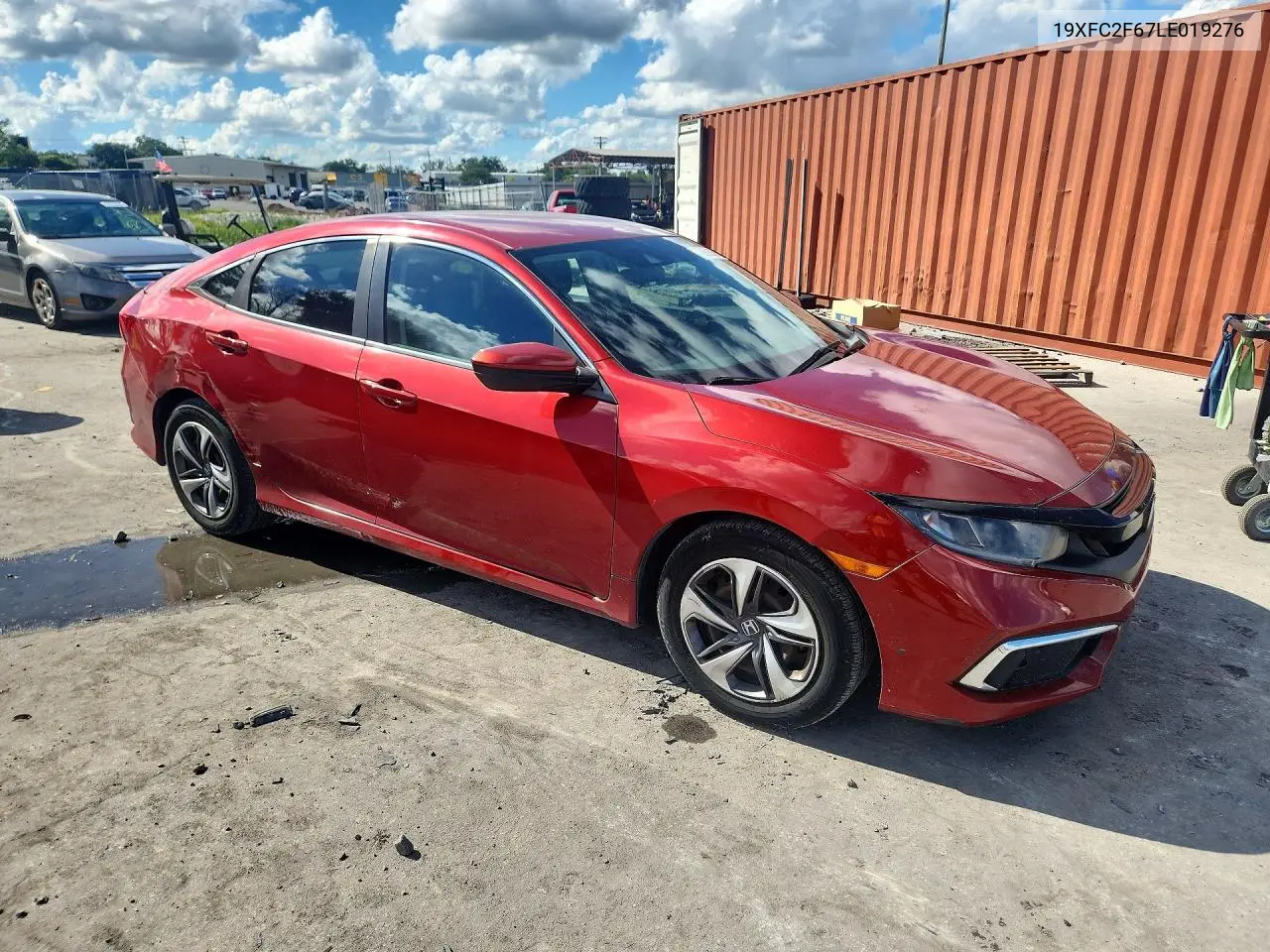 2020 HONDA CIVIC VIN 19XFC2F67LE019276 — фото 4