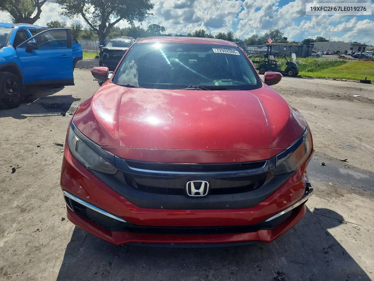 2020 HONDA CIVIC VIN 19XFC2F67LE019276 — фото 5