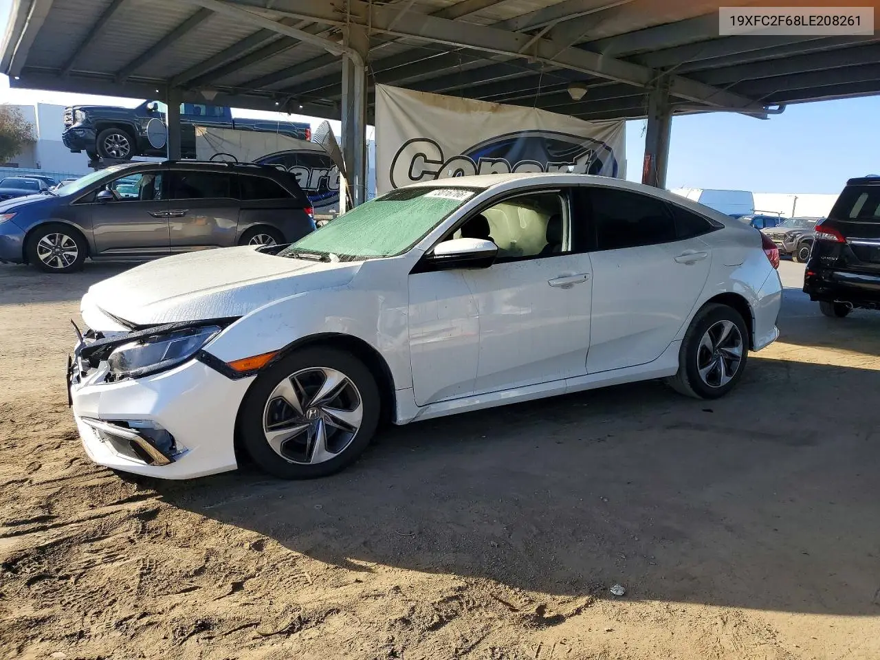 HONDA CIVIC 2020, VIN 19XFC2F68LE208261