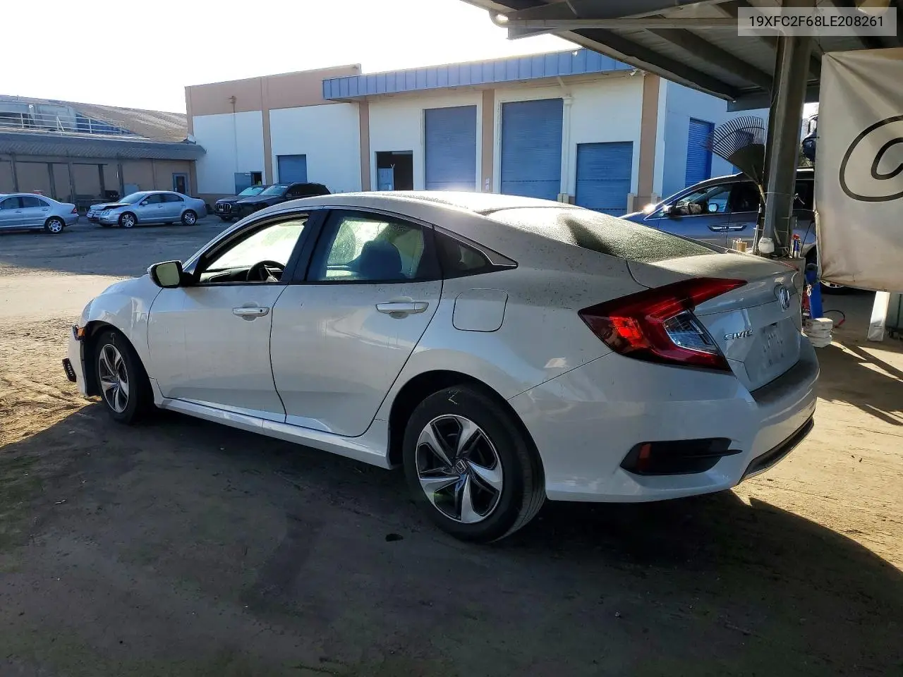 2020 HONDA CIVIC VIN 19XFC2F68LE208261 — фото 2