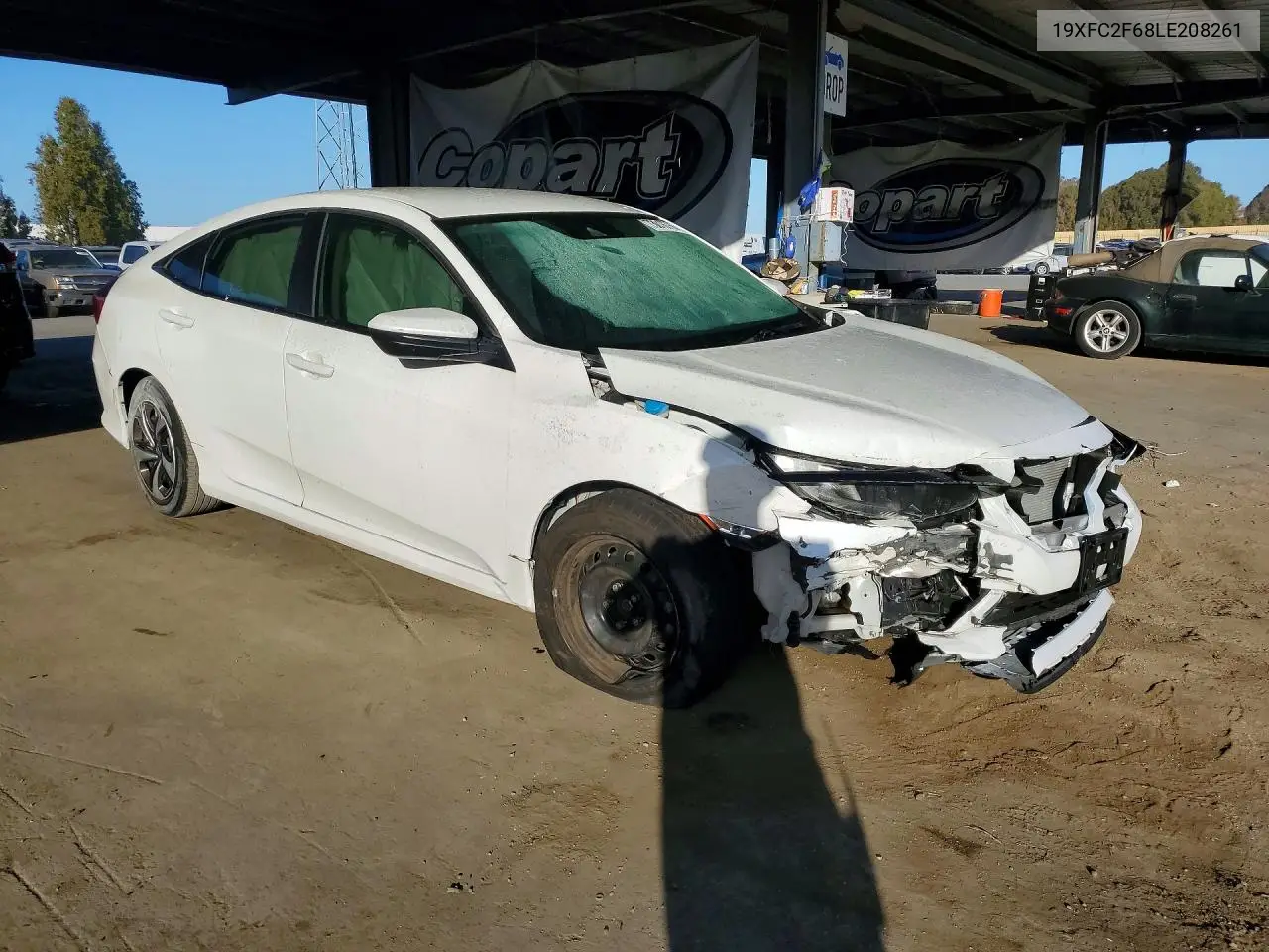 2020 HONDA CIVIC VIN 19XFC2F68LE208261 — фото 4