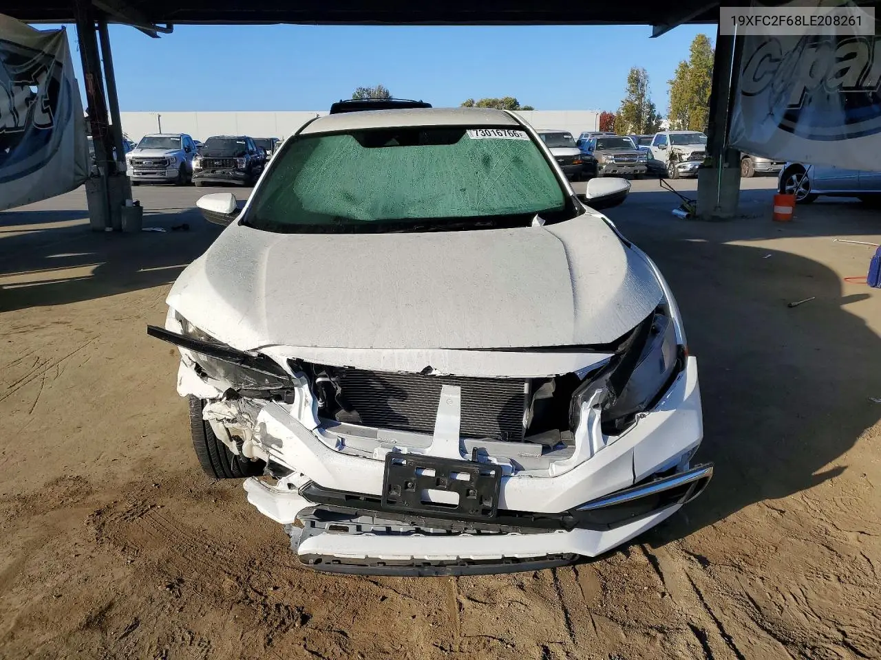 2020 HONDA CIVIC VIN 19XFC2F68LE208261 — фото 5