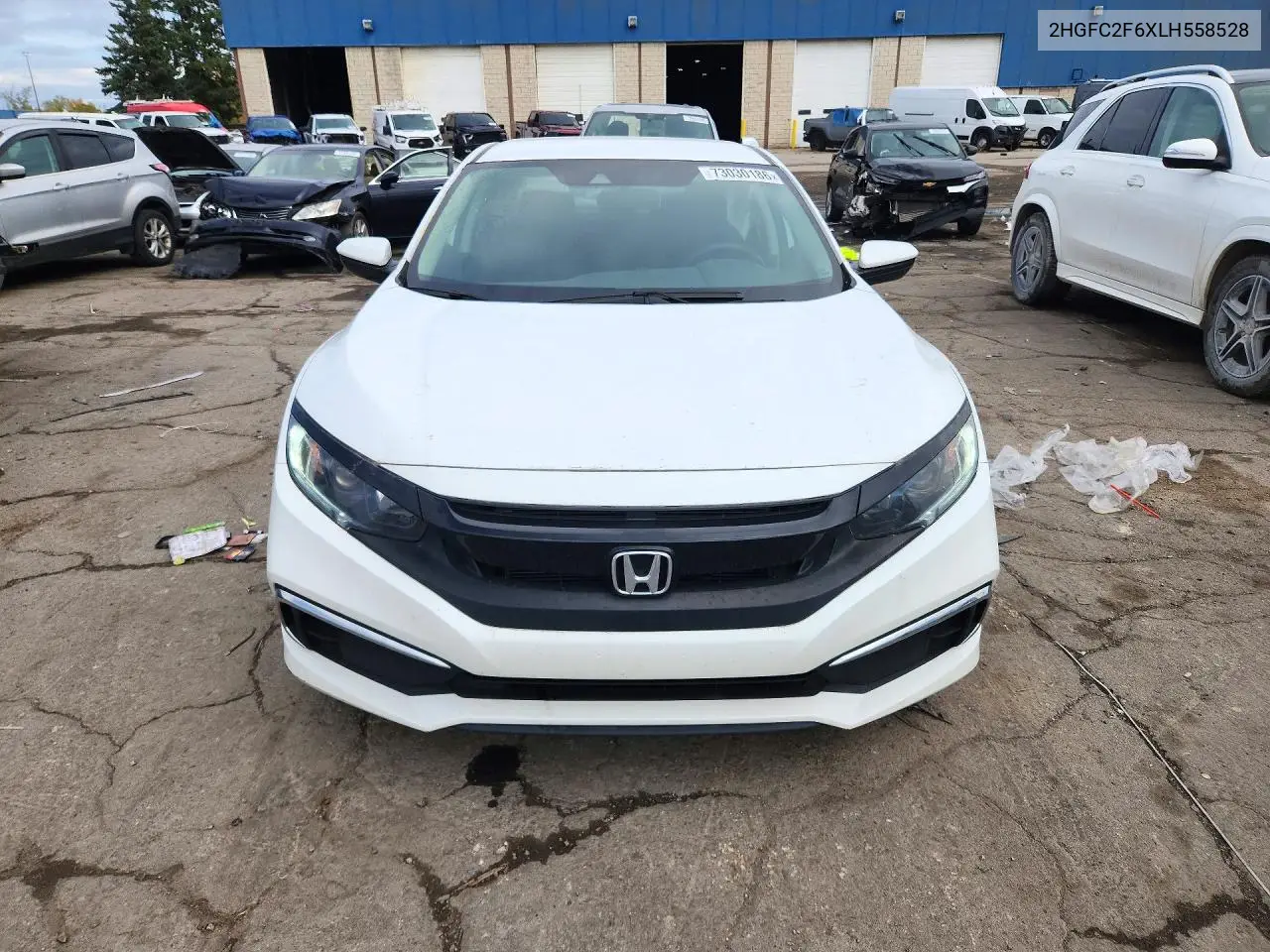 2020 HONDA CIVIC VIN 2HGFC2F6XLH558528 — фото 5