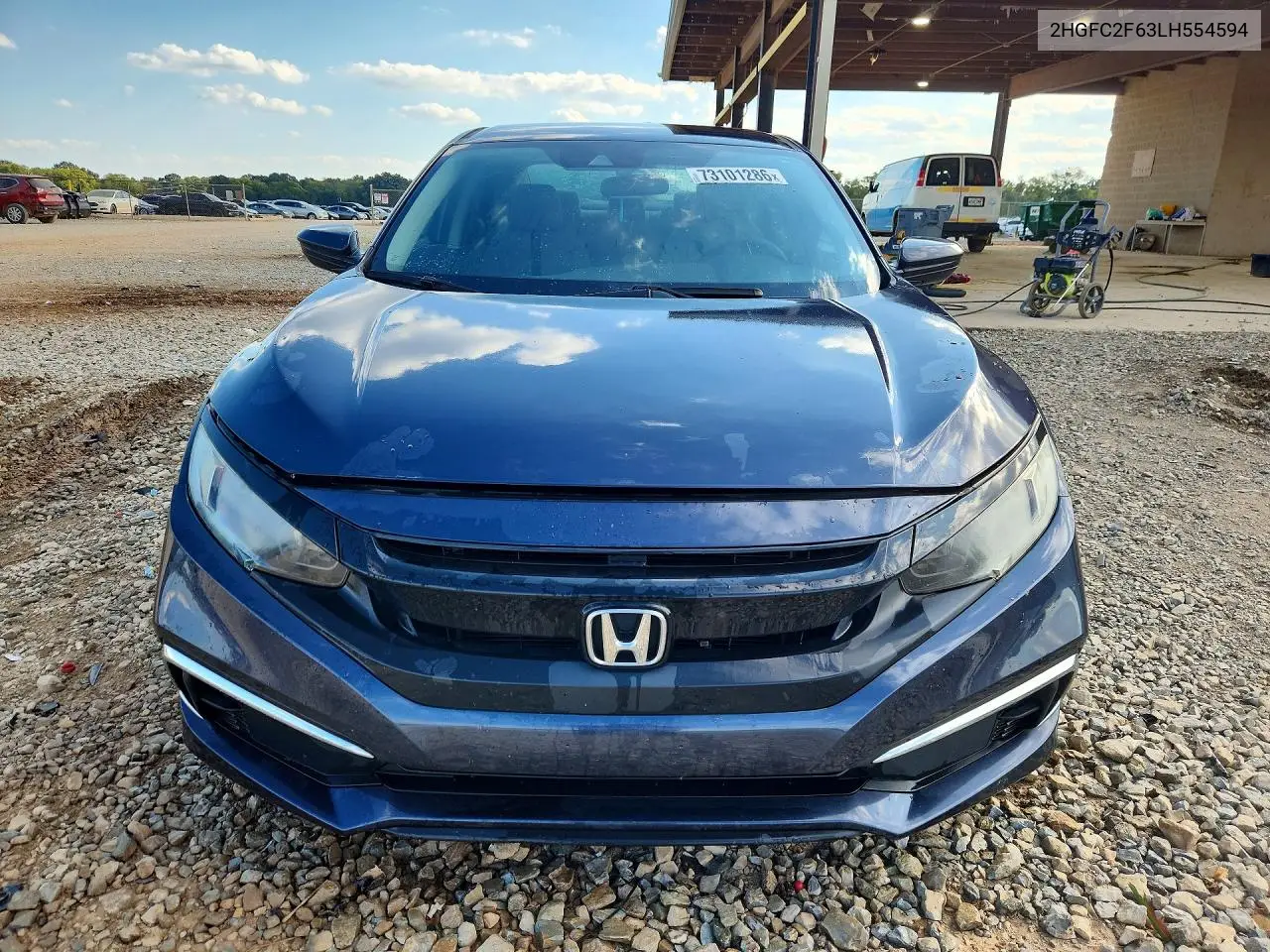 2020 HONDA CIVIC VIN 2HGFC2F63LH554594 — фото 5
