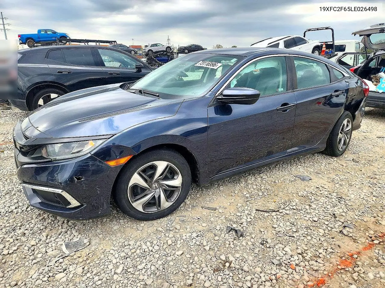 HONDA CIVIC 2020, VIN 19XFC2F65LE026498