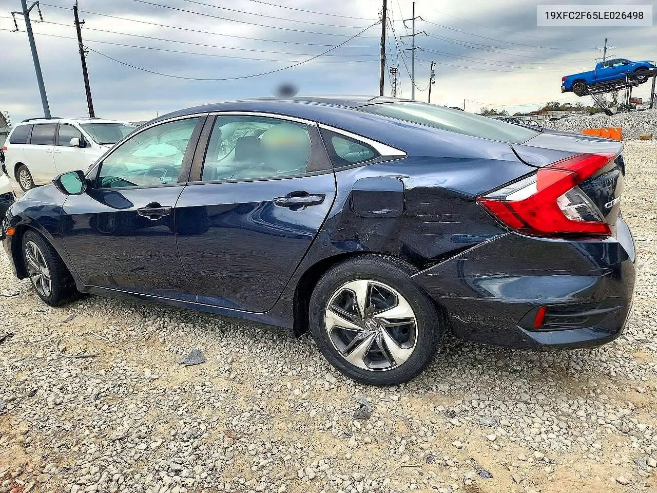 2020 HONDA CIVIC VIN 19XFC2F65LE026498 — фото 2