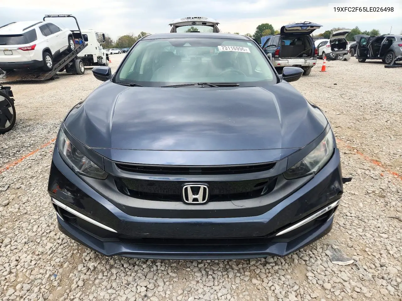 2020 HONDA CIVIC VIN 19XFC2F65LE026498 — фото 5