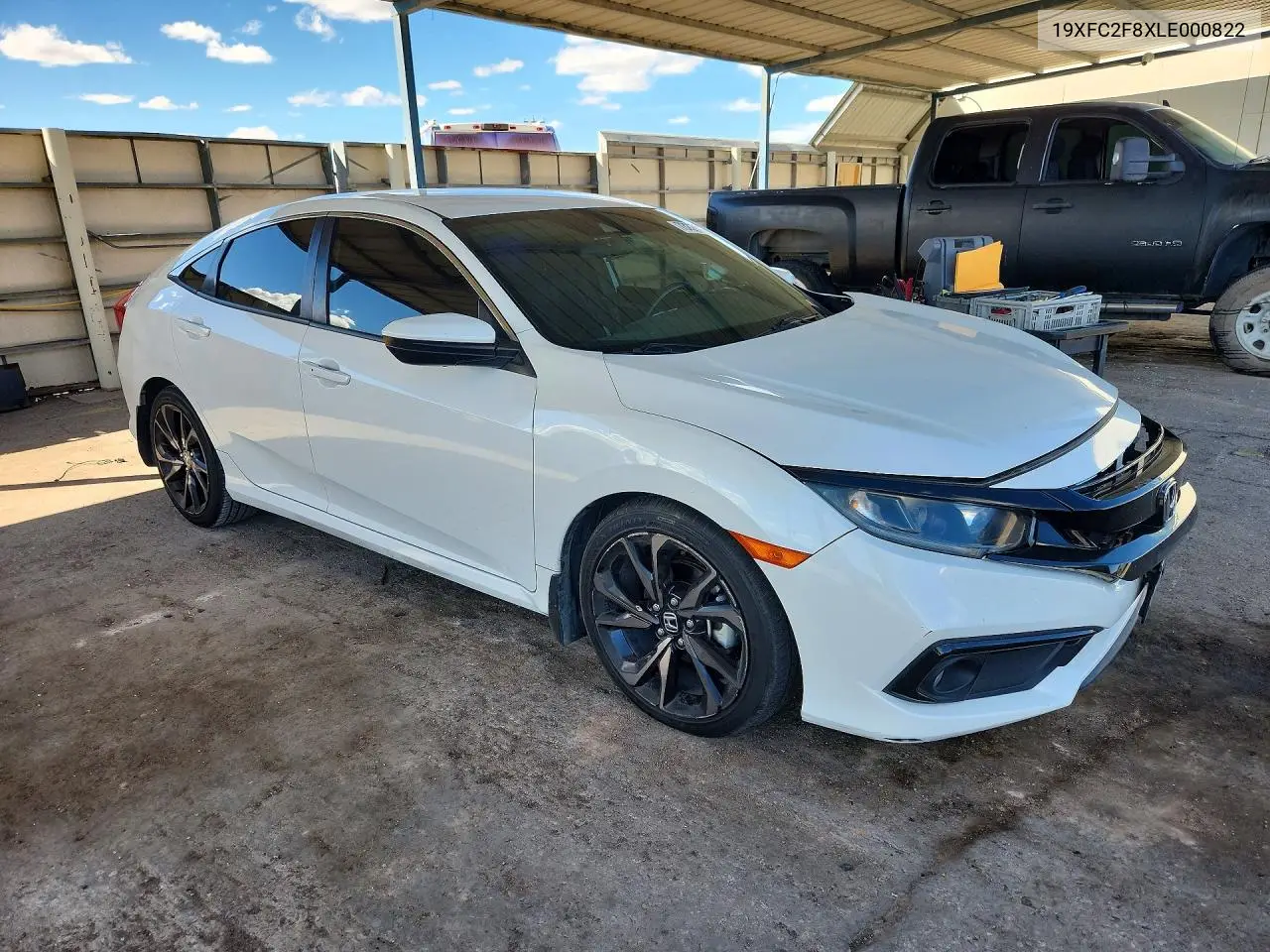 2020 HONDA CIVIC VIN 19XFC2F8XLE000822 — фото 4