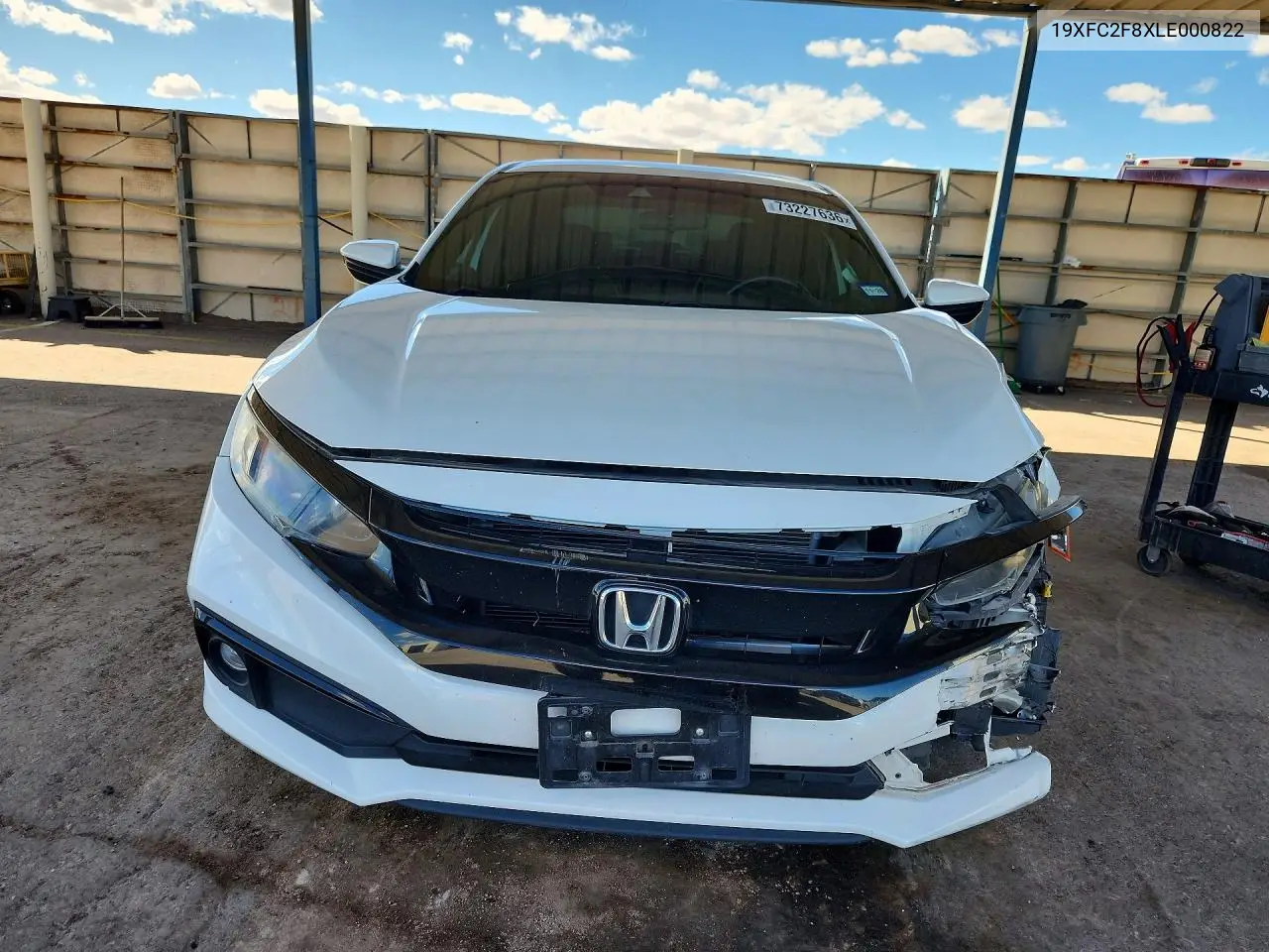 2020 HONDA CIVIC VIN 19XFC2F8XLE000822 — фото 5