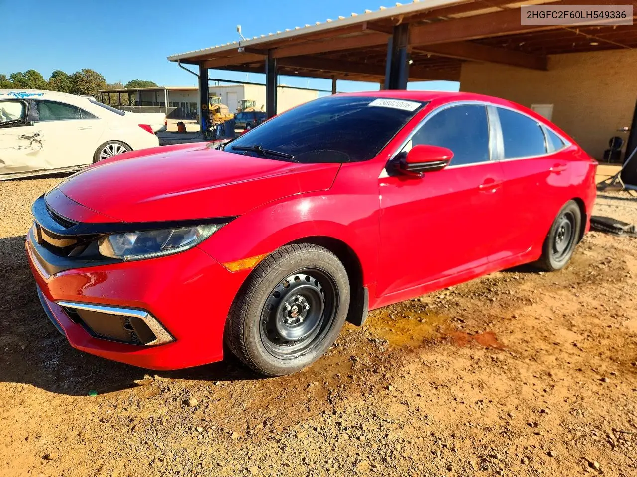 HONDA CIVIC 2020, VIN 2HGFC2F60LH549336