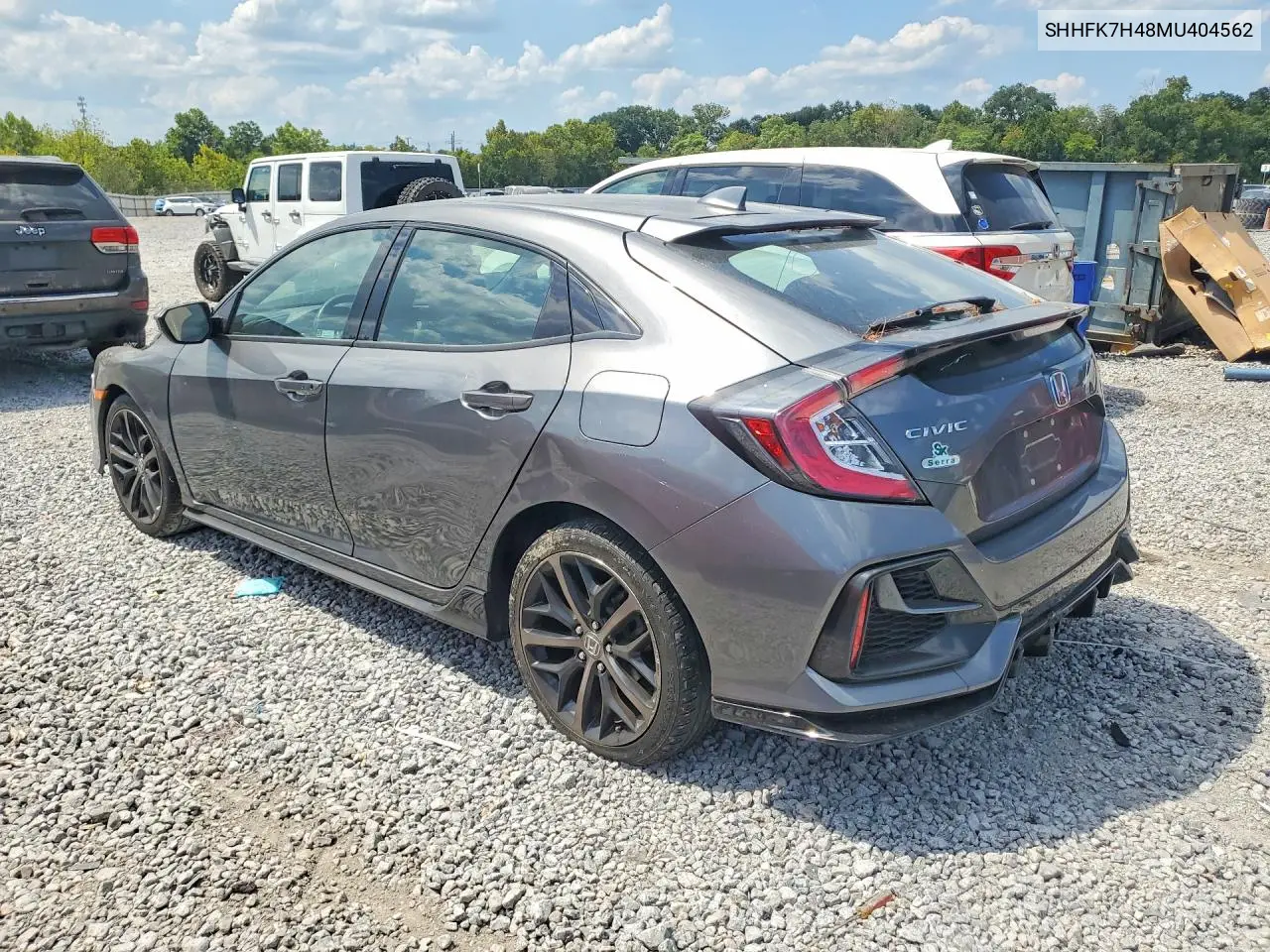 2021 HONDA CIVIC VIN SHHFK7H48MU404562 — фото 2