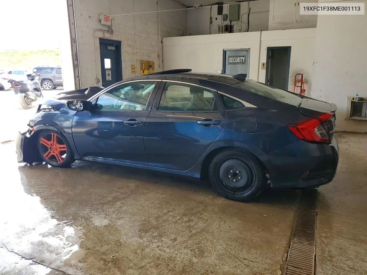 2021 HONDA CIVIC VIN 19XFC1F38ME001113 — фото 2