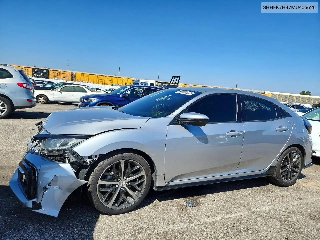 HONDA CIVIC 2021, VIN SHHFK7H47MU406626