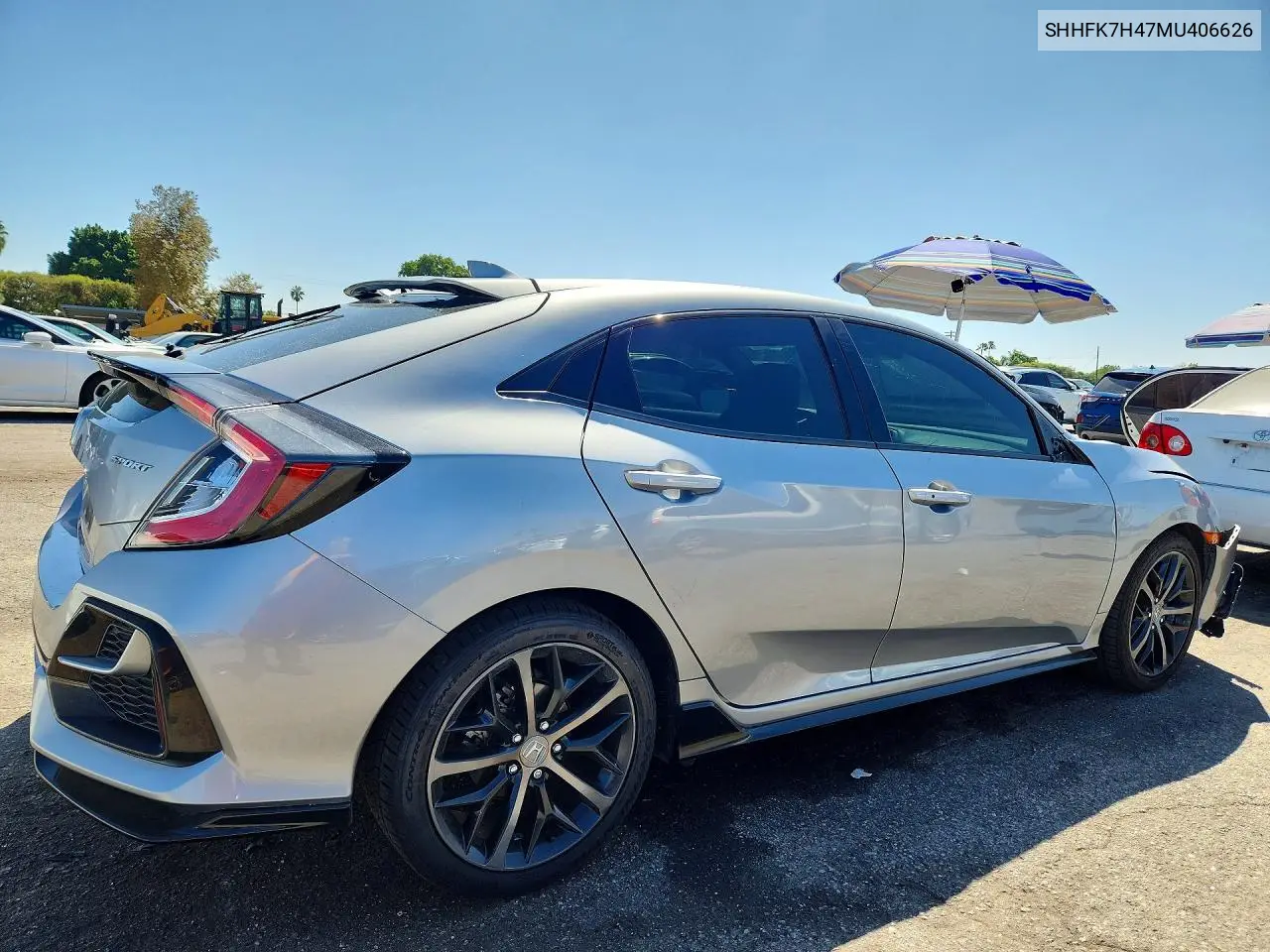 2021 HONDA CIVIC VIN SHHFK7H47MU406626 — фото 3