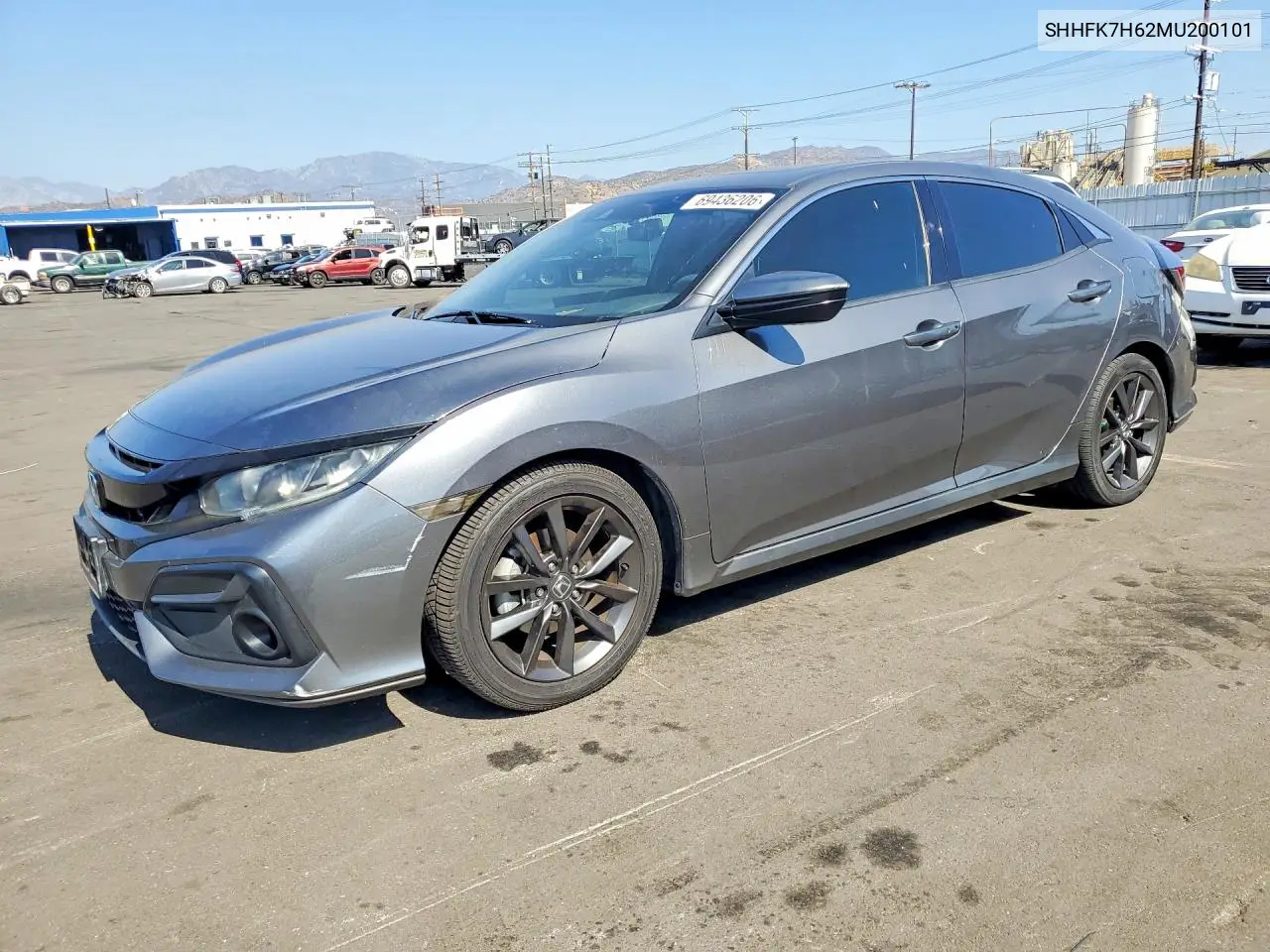 HONDA CIVIC 2021, VIN SHHFK7H62MU200101