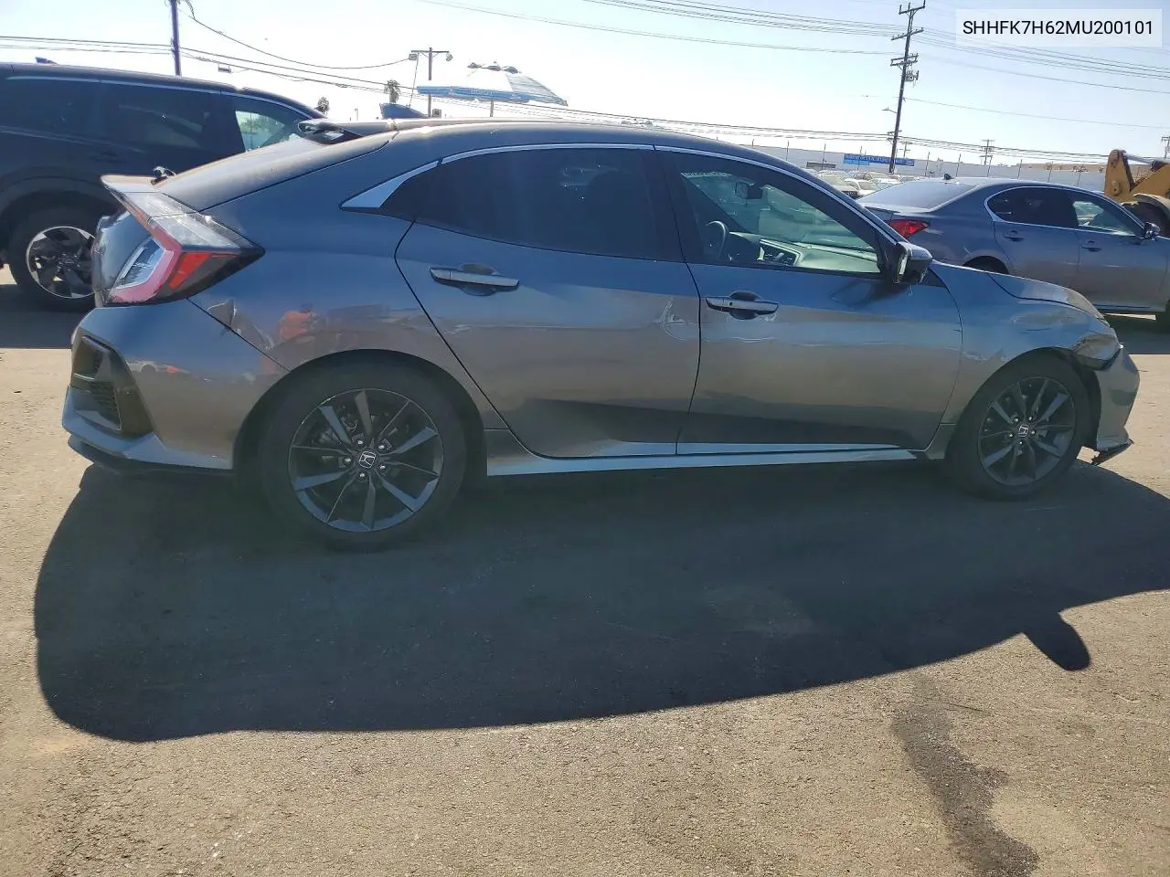 2021 HONDA CIVIC VIN SHHFK7H62MU200101 — фото 3