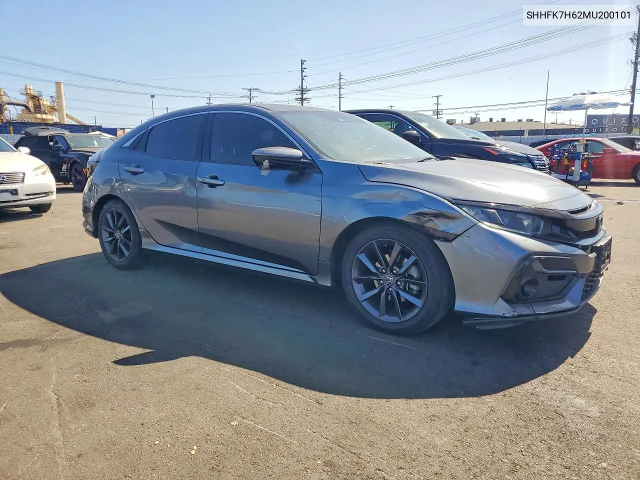 2021 HONDA CIVIC VIN SHHFK7H62MU200101 — фото 4