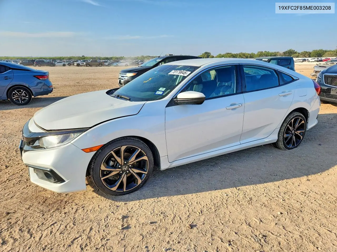 HONDA CIVIC 2021, VIN 19XFC2F85ME003208