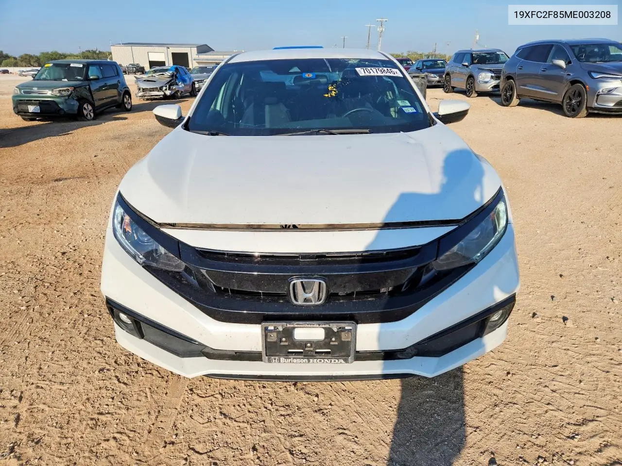 2021 HONDA CIVIC VIN 19XFC2F85ME003208 — фото 5
