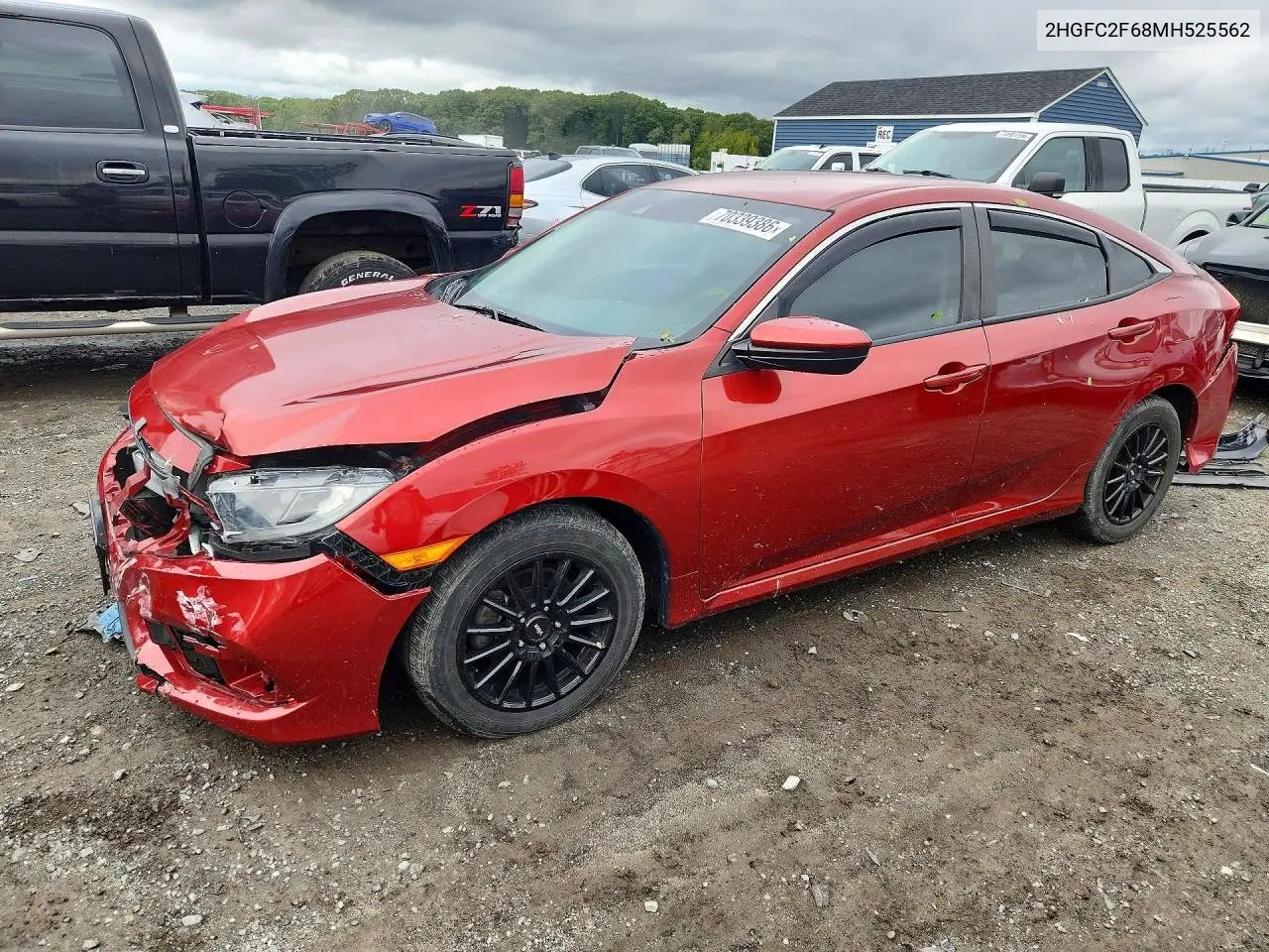 HONDA CIVIC 2021, VIN 2HGFC2F68MH525562